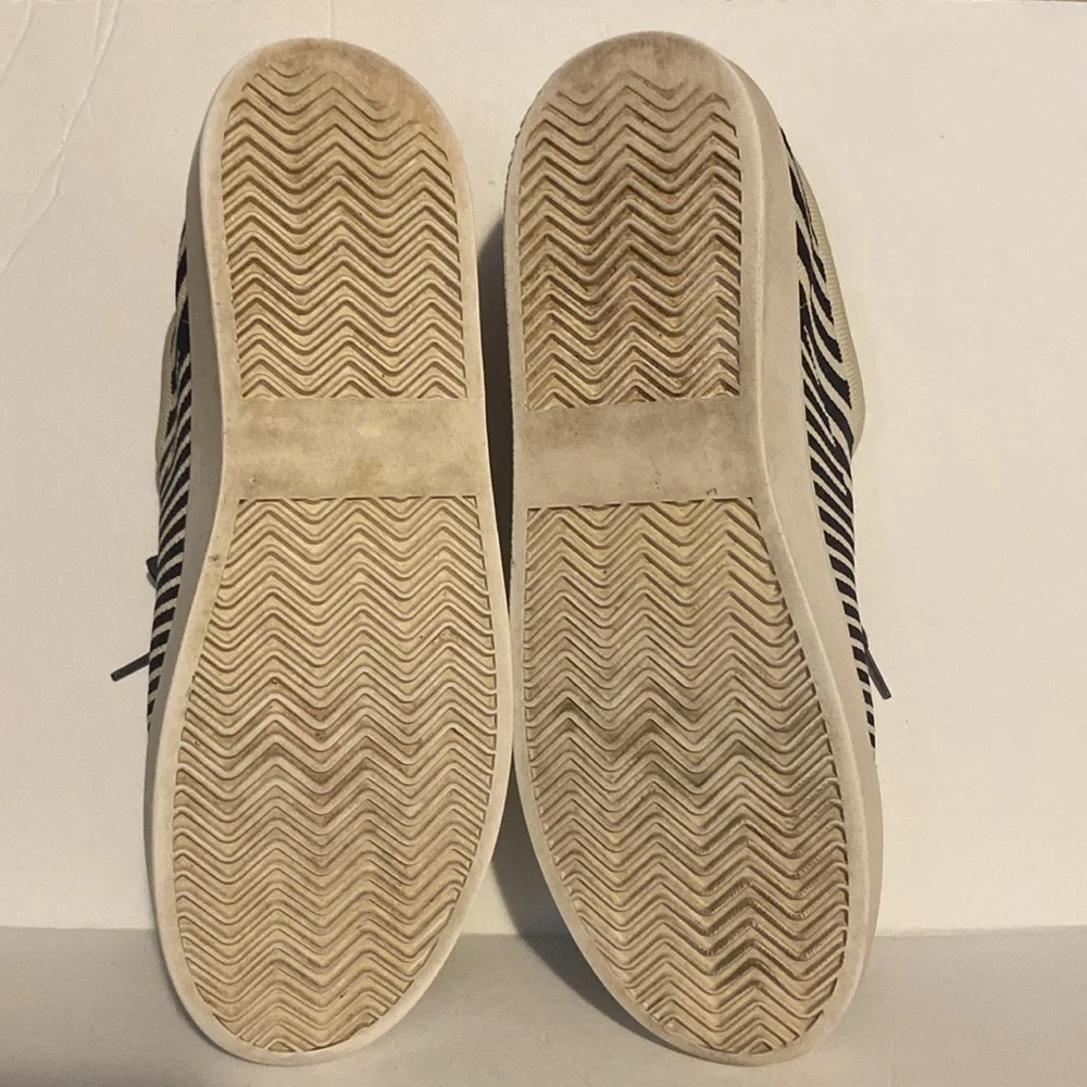 Ted Baker London Blue and White Men's Shorno Skate Shoe